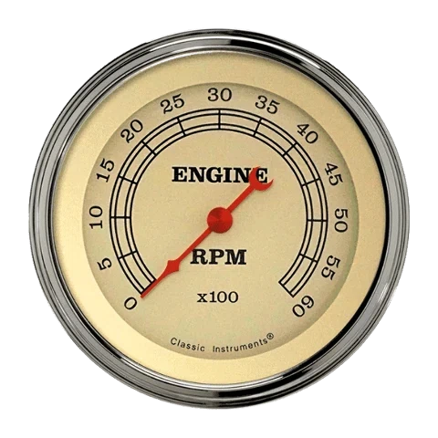 Vintage 3 3_8_ Tachometer VT60SLF